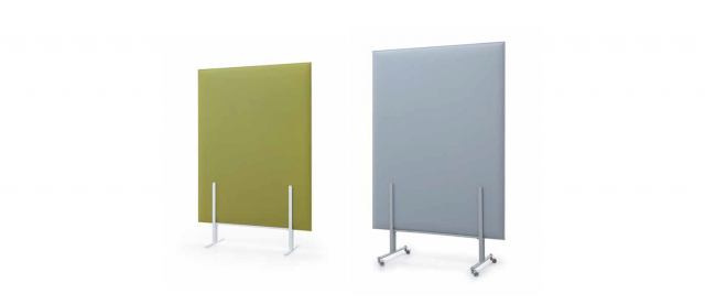 Flat totem sound absorbing panels 